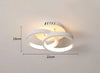 LED ceiling light - Nordic aluminium for versatile use