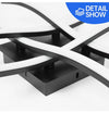 LED ceiling light 28W - curved panel for stylish living
