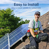 Kit Solaire Polycristallin 12 V 500 W/1000 W – Solution d’Énergie Portable et Rechargeable