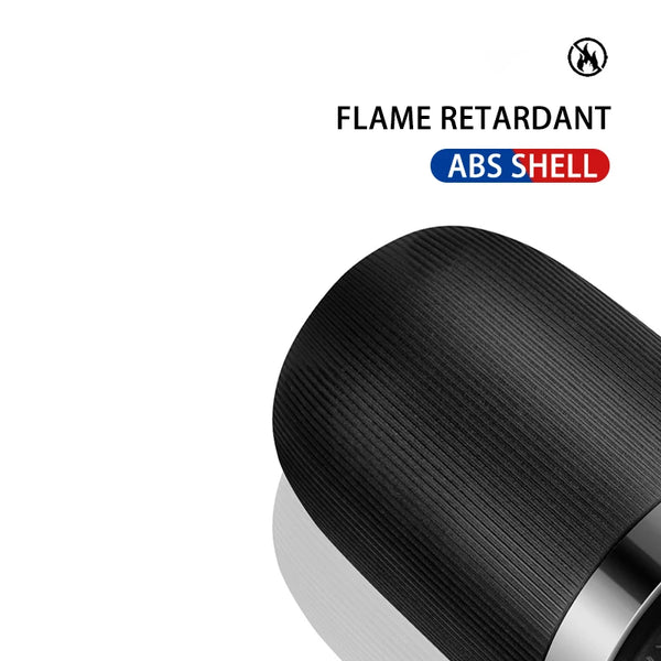One-Touch Smell-Proof Car Ashtray with Blue LED & Fireproof Stainless Steel