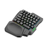 RGB gaming keyboard - ergonomic, USB wired, 35-key