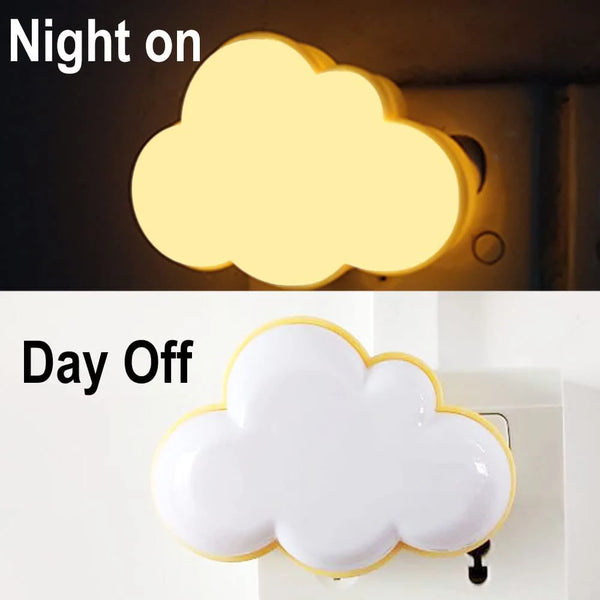 LED motion sensor night light for kids - plug-in, auto on/off