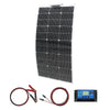 ASUNERGE 100–600 W Flexible Monocrystalline Solar Panel – Waterproof, Bendable Power for RV & Boat