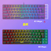 Gaming keyboard mini RGB backlit ergonomic for PC, laptop