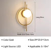 LED wall light: ambient decor for bedroom or living room