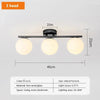 LED ceiling light: modern, glass finish