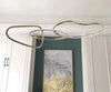 Gold pendant chandelier - modern dining room lighting