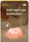 LED kids night light - dimmable, squishy novelty lamp