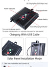 RGB solar LED strip lights - étanches, rechargeables