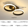 LED chandelier - metal, modern bedroom/hallway lighting