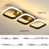 LED chandelier - metal, modern bedroom/hallway lighting