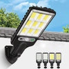 Lumière murale LED solaire - étanche, détecteur de mouvement, 3 modes