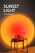 Sunset LED projector lamp - USB, bedroom/photography ambiance