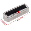 Solar LED car collision warning light, vibration sensor