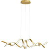 LED pendant light - modern, long-hanging fixture
