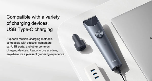 Xiaomi Mijia 2 Pro Tondeuse à cheveux - Étanche IPX7, Sans fil