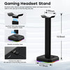 RGB gaming headset stand - aluminum alloy, PUBG compatible