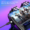 PUBG mobile gamepad with cooling fan, 6-trigger buttons