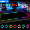 Tapis de souris gaming RGB - grand, éclairé par LED pour les joueurs