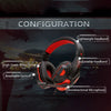 Gaming headset for PS4/PS5/Xbox/PC - noise cancelling, 120° adjustable