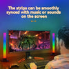RGB LED gaming light with app control and dimming