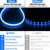 RGB LED strip lights: étanches, dimmables, 108Leds/M