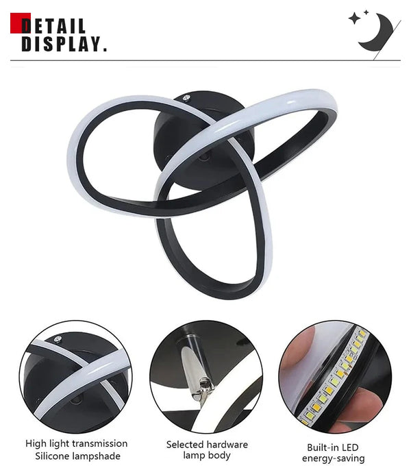 LED ceiling light 20W - Modern metal for versatile lighting