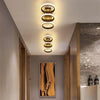 LED chandelier - metal, modern bedroom/hallway lighting