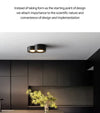LED ceiling light - Metal, modern for bedroom/living room