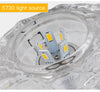 LED ceiling light - metal, modern for living room/corridor