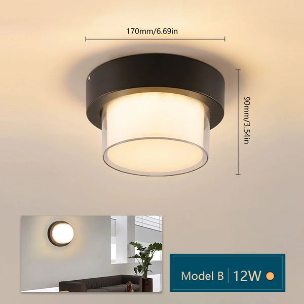 Lumière LED extérieure - étanche, détecteur de mouvement, montable au mur