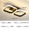 LED chandelier - metal, modern bedroom/hallway lighting