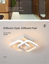 LED ceiling light - Nordic aluminium for versatile use