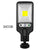 Lumière murale LED solaire - étanche, détecteur de mouvement, 3 modes