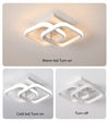 LED ceiling light - Nordic aluminium for versatile use