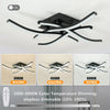 LED ceiling light 28W - curved panel for stylish living