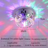 LED ceiling light - metal, modern for living room/corridor