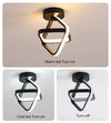 LED ceiling light - Nordic aluminium for versatile use