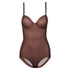 Silk-soft medium-control shaping bodysuit – Underwire support & removable straps