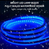 LED car daytime running lights, 12V ambient hood decor