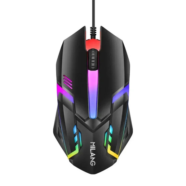 RGB gaming keyboard & mouse combo, backlit, 104 keycaps