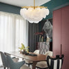 LED ceiling light, tree branch design, glass & metal art