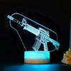 Gaming 3d LED night light - Game rifle decor, perfect gift