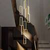 Nordic stair chandelier - LED pendant lights for home decor