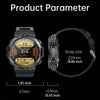 Smartwatch K56Pro men's - heart rate, Bluetooth, long battery life