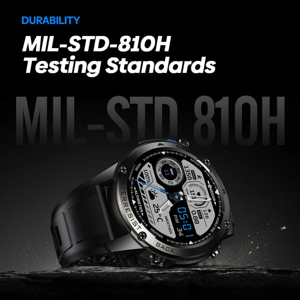 Zeblaze Stratos 2 GPS smartwatch with voice calling, 10 ATM