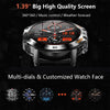 Smartwatch men's fitness tracker - waterproof, Bluetooth enabled