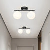 LED ceiling light: Nordic, iron glass, modern gold