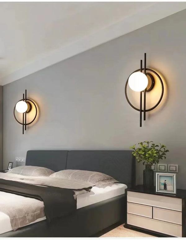 LED wall light: ambient decor for bedroom or living room
