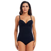Silk-soft medium-control shaping bodysuit – Underwire support & removable straps
